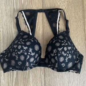 Aerie Real Happy Plunge Push Up Bra